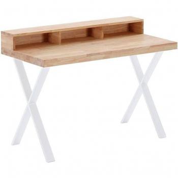 Mesa de Estudio Adec X-Loft Roble Nordish/Blanco Ajustable 77-88x60x120 cm Diseño Nórdico