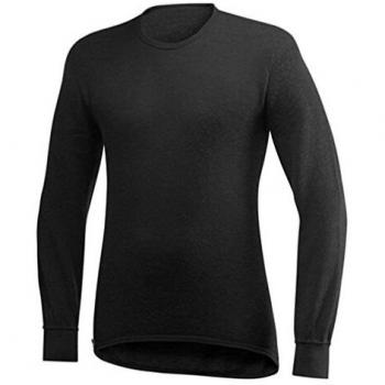 Camiseta Interior de Merino Woolpower 200 Hombre Negra