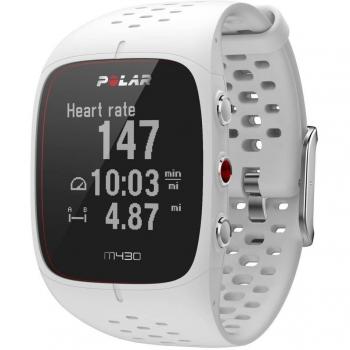 Polar M430 Reloj de Running con GPS y Frecuencia cardíaca en la muñeca - Multideporte - Actividad 24/7 - Blanco, M/L