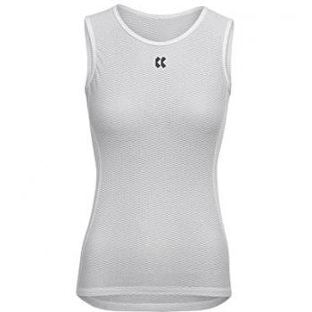 Camiseta Interior Sin Mangas Kalas Base Z1 MicroMesh Blanca Mujer - M