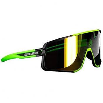 Salice 022 RW NERO/RW GIALLO Men's Sunglasses Yellow Size 139 with Hydro+spare Lens Black / Lime Mirror RW Hydro Yellow/CAT3 + Clear/CAT0 unisex
