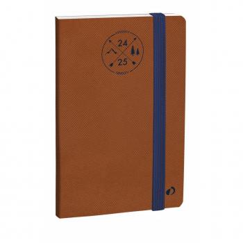 Agenda 16 meses Everest A6 semana vista multilingüe color avellana 10x15cm Quo Vadis