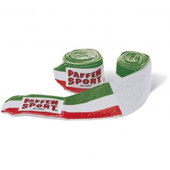 Paffen Sport Allround nacional de boxeo vendas de conformidad con la norma AIBA- y DBV; 2,5 M; Diferentes diseños, Unisex, color green/white/red, tamaño One; size