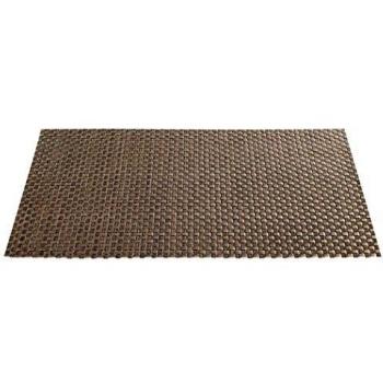 ASA Placemat, Cloruro de polivinilo, Cobre/marrón Oscuro, 28 x 38 x 43 cm