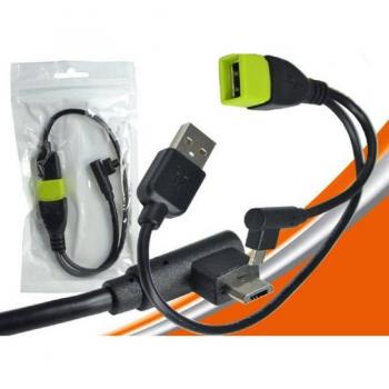Cable de Datos OTG MicroUSB para Carga y Transferencia de Smartphone y Tablet Android - 2 Amperios