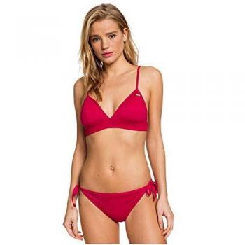 Roxy - Conjunto de Bikini Triangular Fijo - Mujer - XL - Rosa