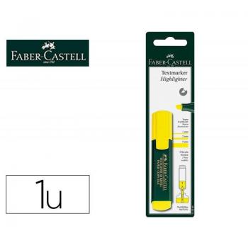 Rotulador Faber-Castell Fluorescente Textliner 48-07 Amarillo Blíster de 1 Unidad