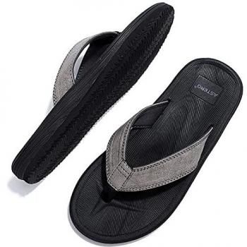 ASTERO Chanclas Hombre Flip Flop Verano Sandalias de dedo Antideslizante Piscina Playa Ducha Zapatillas Tamaño 41-46