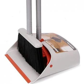 Umi. by Amazon Escoba y recogedor, recogedor de Polvo y Escoba/recogedor Vertical de pie con Escoba de Mango Largo para Barrer el Piso del vestíbulo Interior