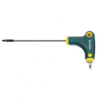 DESTORNILLADOR TORX CON MANGO EN T DOBLE PUNTA - MODELO PUNTA TORX DESDE T-10 HASTA T-40 T-25 (PACK: 1)