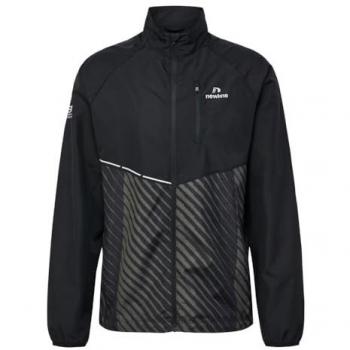 Newline Pace Chaqueta Para Correr Hombres - Negro, Beige