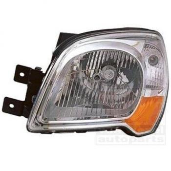 Faro Delantero H4 Amarillo para KIA Sportage II - VAN WEZEL 8382963