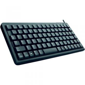 CHERRY Compact Keyboard G84-4100, diseño británico, Teclado QWERTY, Teclado con Cable, diseño Compacto, mecánica ML, Negro