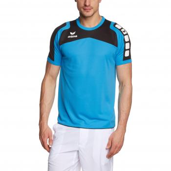 erima Trikot Ferrara - Camiseta de equipación de fútbol para hombre, color azul / negro, talla S
