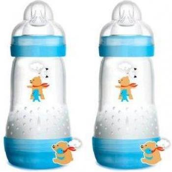 MAM Easy Start Anti-Colic Bottle 260ml Twin Pack Blue