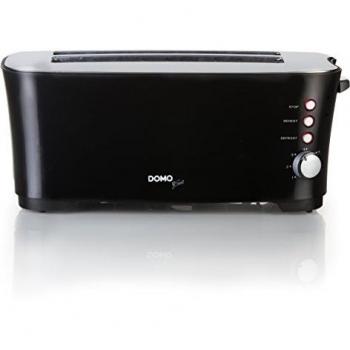 Tostadora Domo DO961T 4 rebanadas 1350W color negro