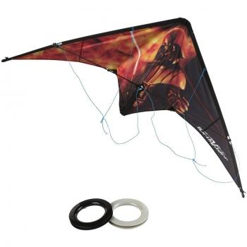 Eolo - Cometa acrobática, Cometa Star Wars, 125x90 cm, 2 asas redondas, diseño Star Wars, Pop Up, Cometas para niños, + 6 años, Juegos de exterior, Juegos para niños, CB Toys