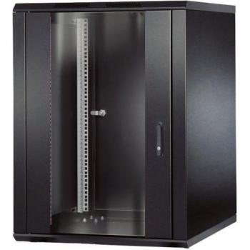 Phasak PHC 6616 Armario Rack 19 Suelo/Mural 16U 600x600mm Desmontable Negro