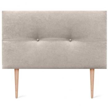 Cabecero Tapizado AQUALINE Pro en Tela Beige 90x105cm con Patas para Camas de 70/80/90 cm
