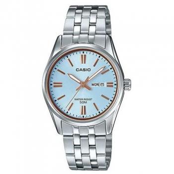 Casio LTP-1335D-2A - Reloj de Pulsera, material acero, esfera azul