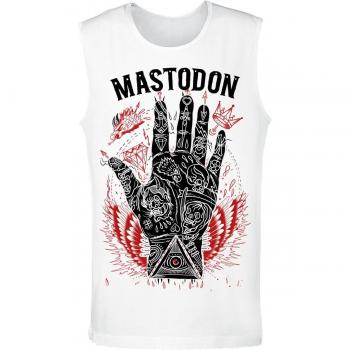 Mastodon Tattooed Hand Camiseta Tirantes Blanco S