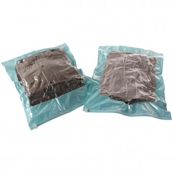 Compactor Set de 2 bolsas de Compresión Al Vacío Viaje, Transparente, Tamaño L, RAN4293