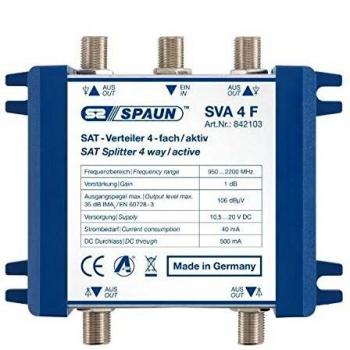 Spaun SVA 4 F - Amplificador de línea para señal satélite