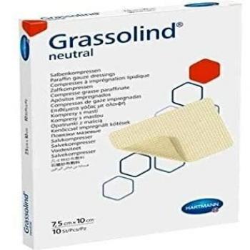 Grassolind Neutral Sterile Compress 7.5cm x 10cm - Pack of 10