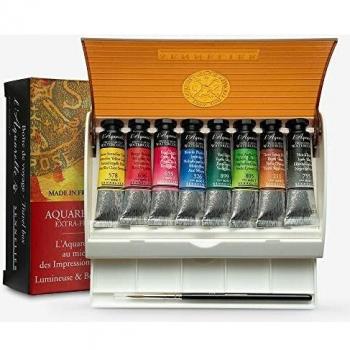 Sennelier Watercolor Travel Box 8 Tube Set by Sennelier