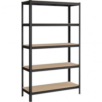 Estantería Pesada de 5 Niveles SONGMICS, Estantería de Acero, Montaje sin Herramientas, para Instrumentos, Garaje, Almacén, Trastero, Carga de 875 kg