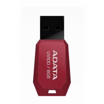 ADATA 8GB UV100 8GB USB 2.0 Rojo unidad flash USB - Memoria USB
