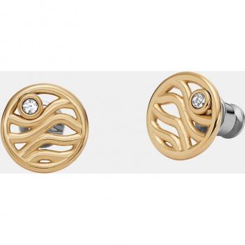 Pendientes SKJ1761710 de acero dorados con diseño elegante