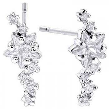 Pendientes pretty jewels estrella en cascada