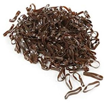 Shires – silicona trenzas, marrón