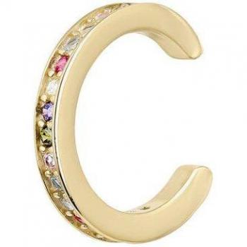 Ear Candy - Exclusivo pendiente ear cuff Jolie de plata con baño de oro amarillo 18k