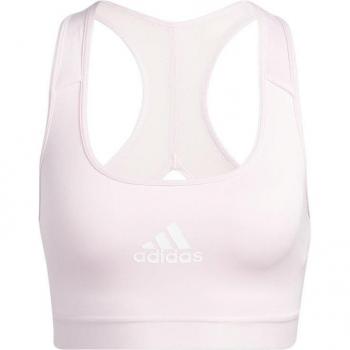 Adidas Mid Stripes Good Sujetador Deportivo para Mujer, Rosa, Talla S