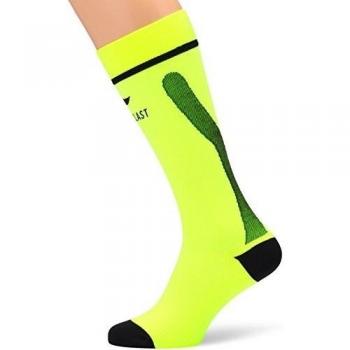 Sportlast Start Calcetines Largos de Comprensión, Amarillo / Negro, L