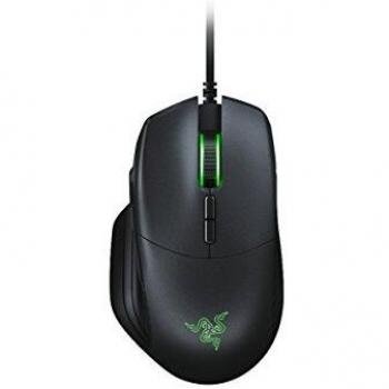 Razer Basilisk, Ratón con Cable para Juegos FPS, con Sensor Óptico de 16000 DPI, 5G, Interruptor DPI Extraíble y Rueda de Desplazamiento Personalizable, USB, Negro