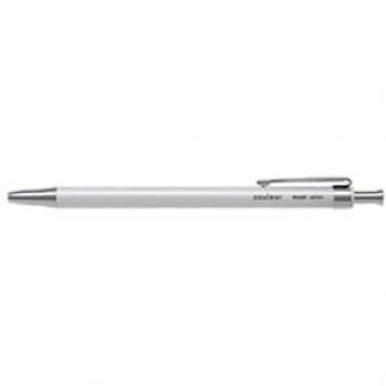 Pilot Mini Boll-Point Pen Couleur-0.05mm-Parl White-Black Ink