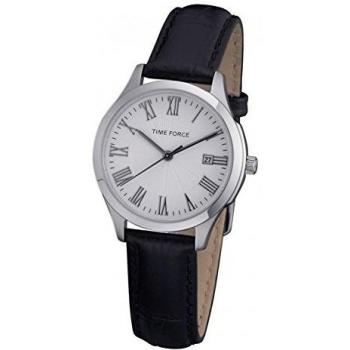 TIME FORCE Reloj Analógico para Mujer de Cuarzo con Correa en Cuero TF3305L02