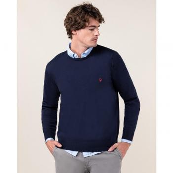 Jersey Marino cuello Redondo El Ganso Para Hombre