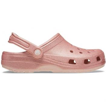 Crocs Women's Classic Glitter Clogs - Pink - Size: 4/6/W6/M4