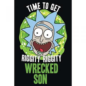 Rick and Morty Wrecked Son Maxi Póster, Papel, Multicolor, 61 x 91,5 cm