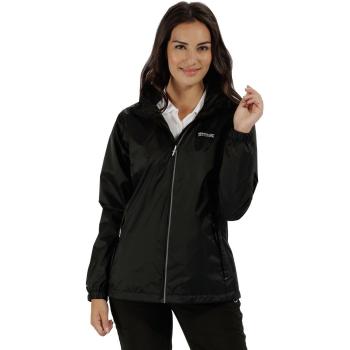 Regatta Women's Breathable Corinne IV Waterproof Packaway Jacket Black, Size: 12