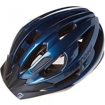 Cratoni Velon - Casco de ciclismo, color azul brillante, talla única/54 - 60 cm