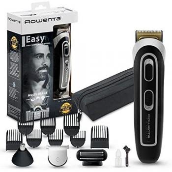Rowenta Trim & Style Easy TN9140F4 Cortapelos Multiaccesorios 13 en 1 Negro/Plata