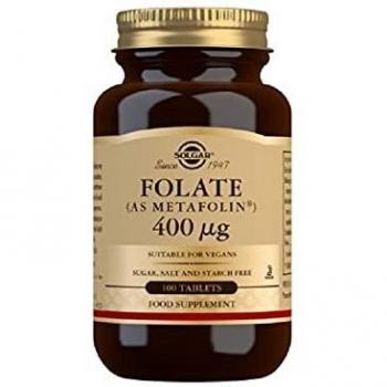 Solgar Folate (as Metafolin®) 400 µg Tablets - Pack of 100