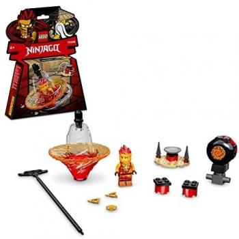 LEGO 70688 Ninjago Entrenamiento Ninja de Spinjitzu de Kai con Peonza, Juguete Giratorio de Acción para