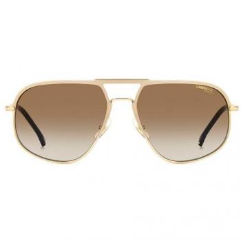 Carrera 318/S Gold Frame Pilot Sunglasses with Anti-Reflective Lenses, Unisex, Size 60mm