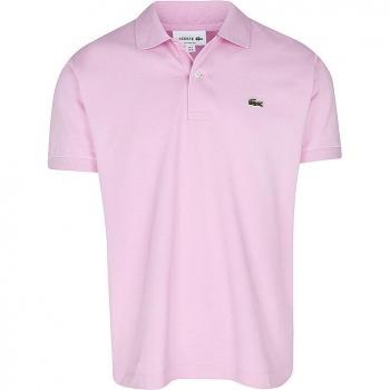 Lacoste Pink Classic Fit Polo Shirt for Men, Size L